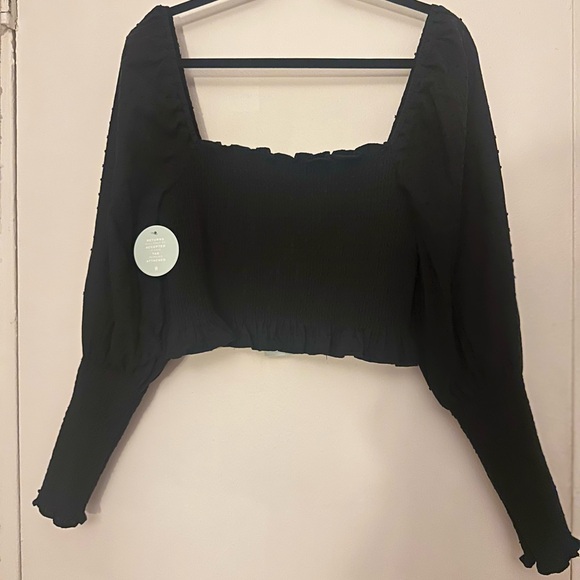 Hill House Home The Grace Nap Top Black Textured Clip Dot - Picture 5 of 5